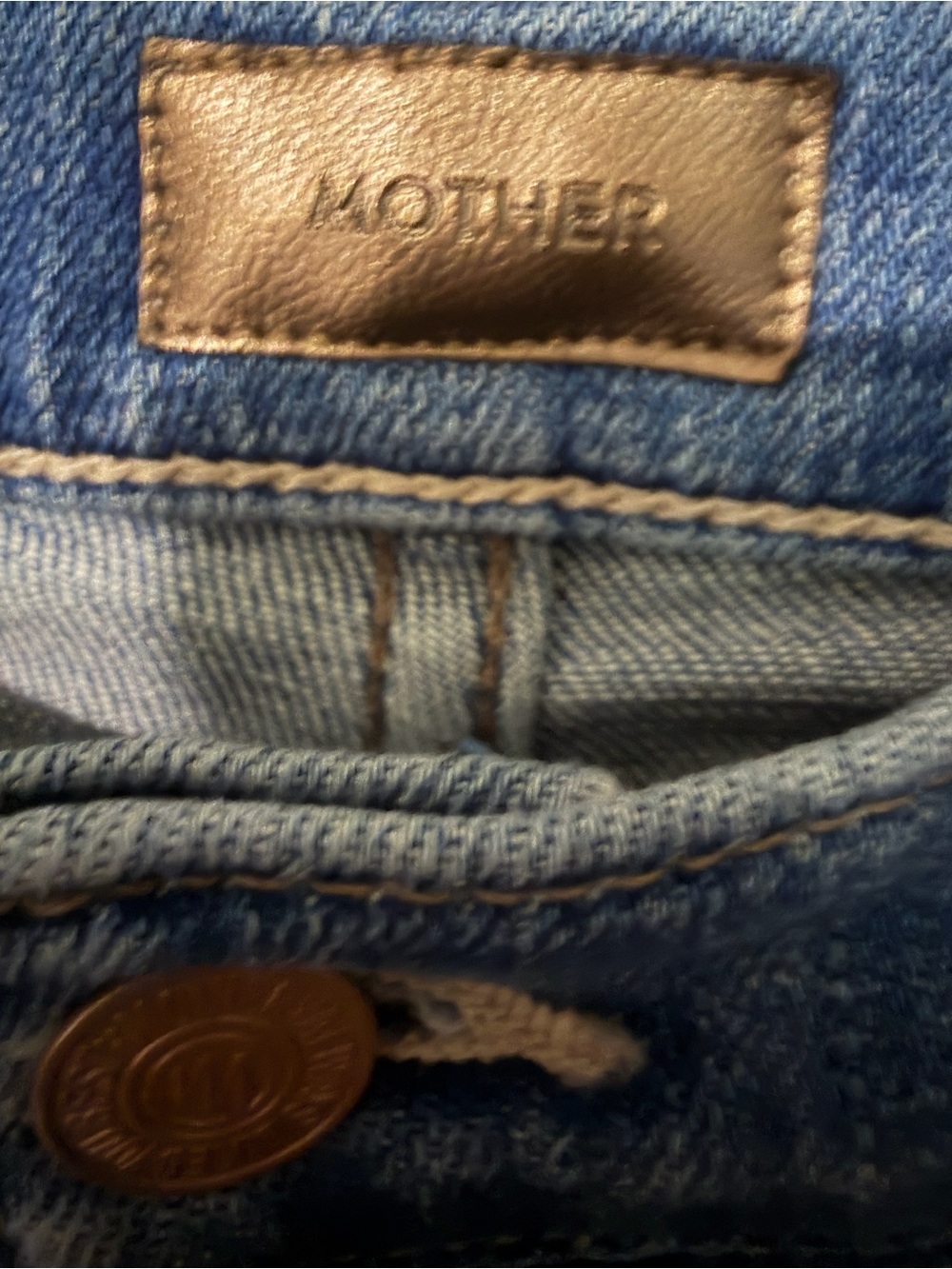 Mother Demin Pixie Dazzler Ankle Fray (Beginner's Luck) Size 27 - Picture 3 of 10